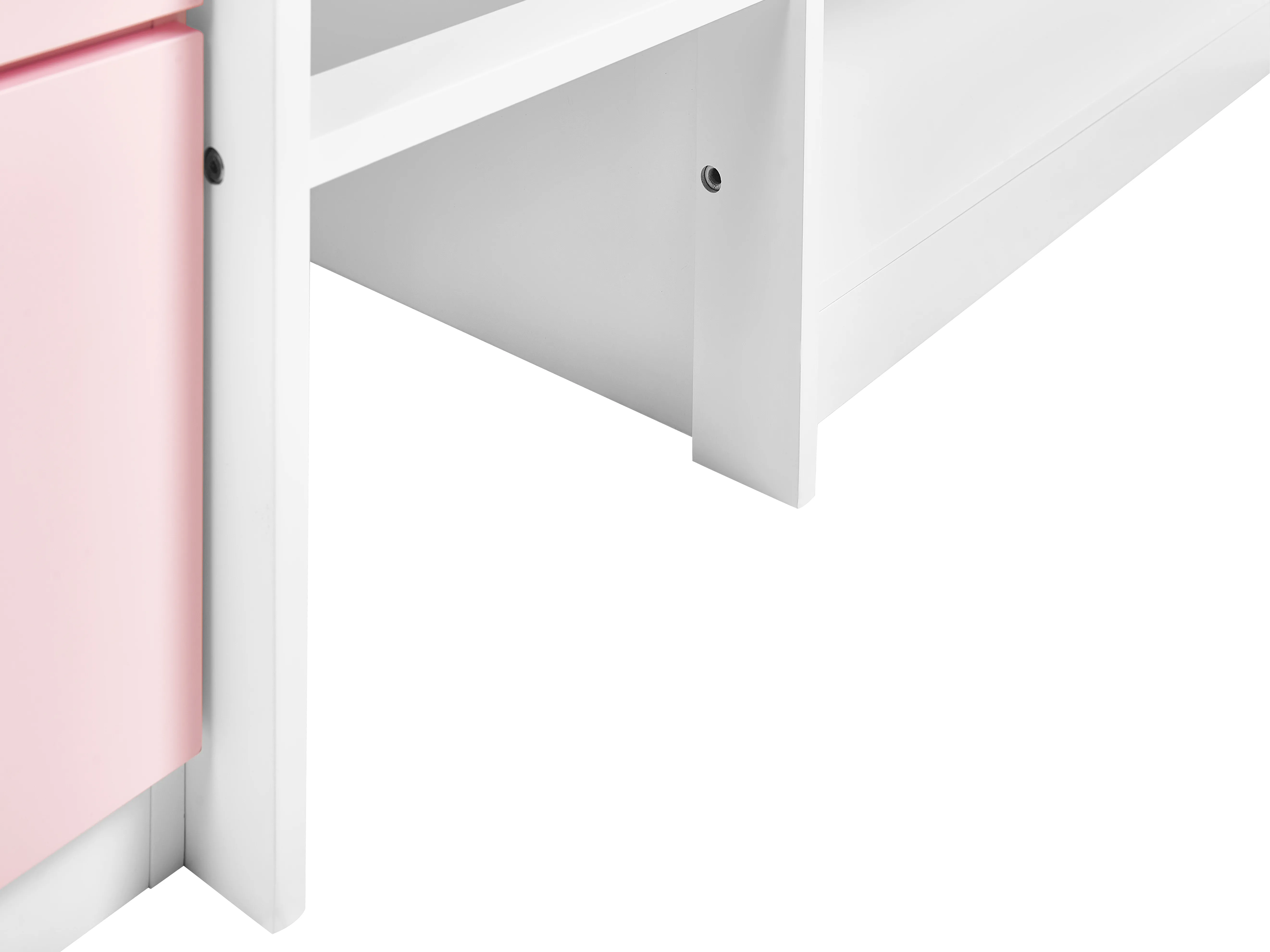 Verhoogd bed Hout SUSVILLE 90 x 200 cm Roze