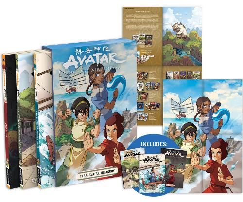 Avatar: The Last Airbender - Team Avatar Treasury Boxed Set (graphic Novels) (Paperback)