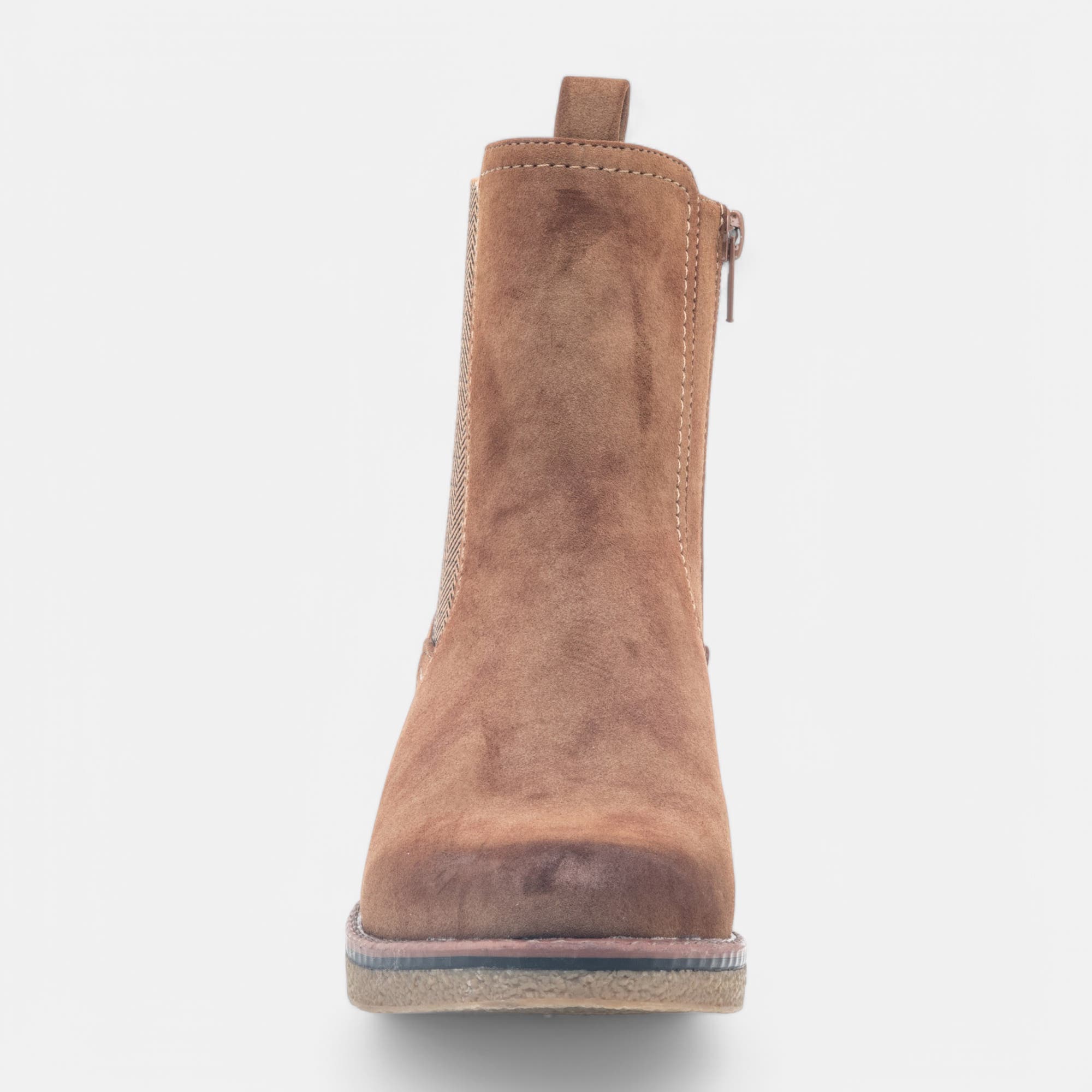 Boots à talon Femme camel