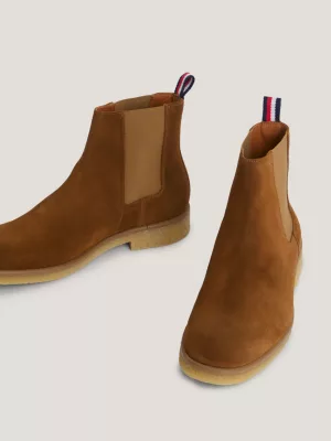 Botas Chelsea de camurça com monograma TH