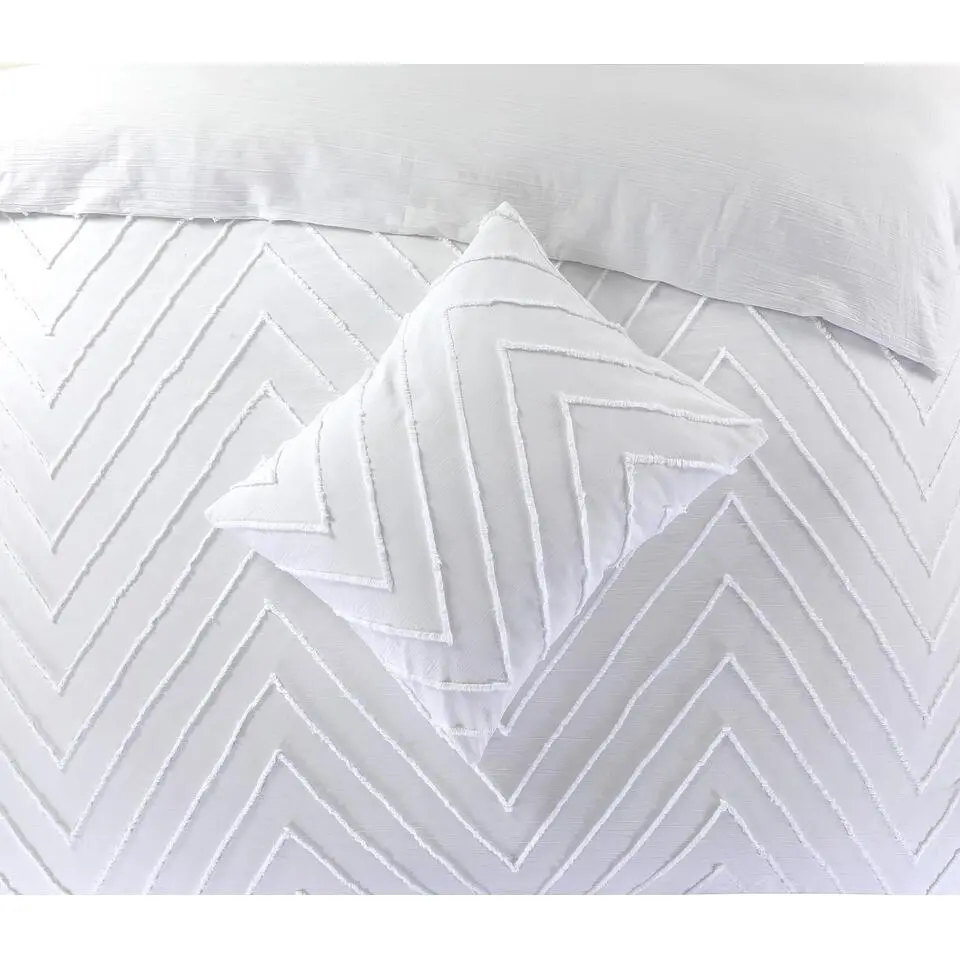Papillon Valencia Dekbedovertrek - Tweepersoons - 200x200/220 cm - Wit