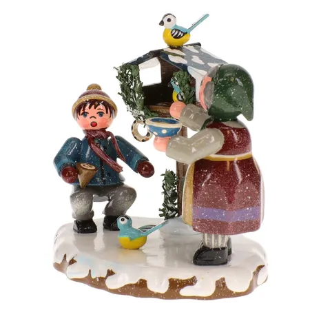 Hubrig 110h1004 Winterkinder Vogelfütterung 9cm