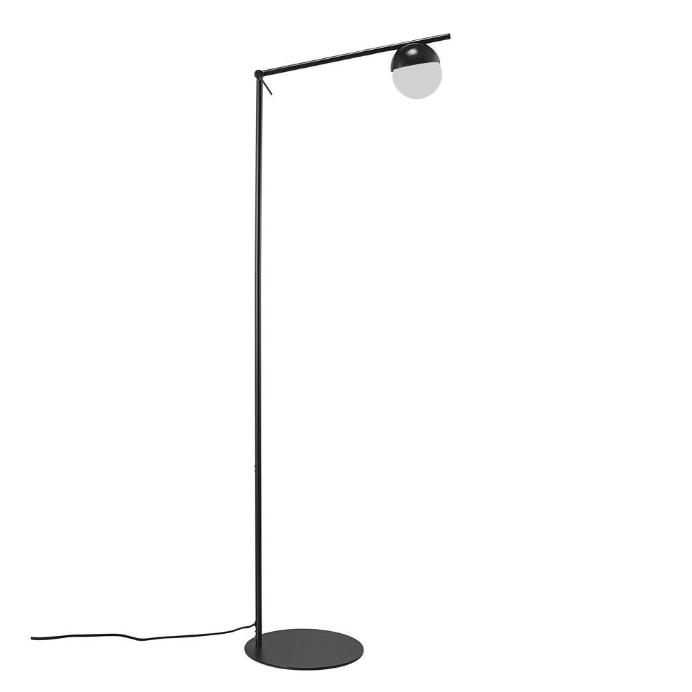 Contina vloerlamp in zwart en gebroken wit G9