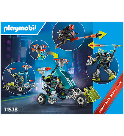 Playmobil S?t - Robot vs. Glider - 71578 - 96 Dele