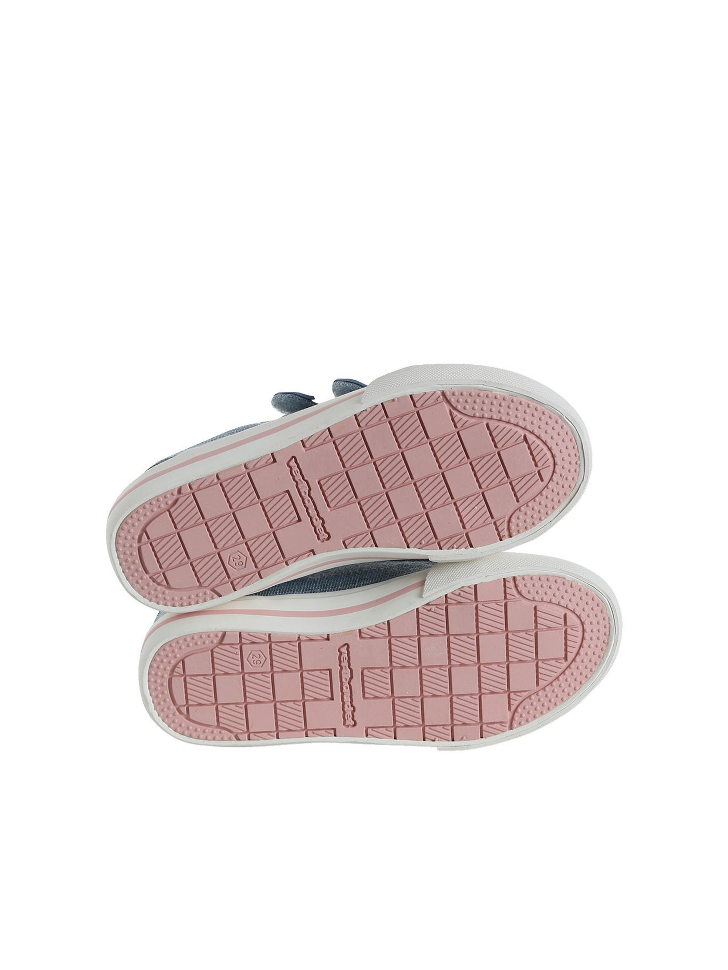 Vertbaudet Mädchen Klett-Sneakers, Anziehtrick blue stone