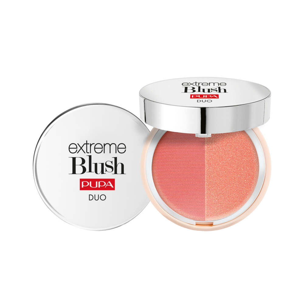 PUPA Milano ExtreMe Blush Duo 130 Matt Salmon Radiant Peach4 gr