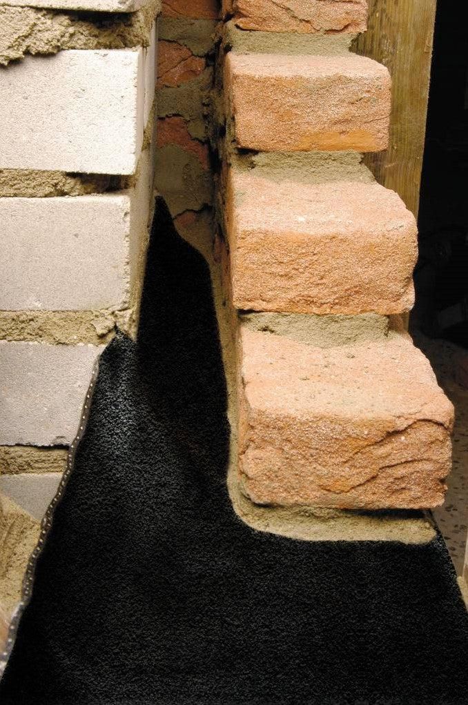 4tecx Loodvervanger 15cm x 12m zwart - 4060199103
