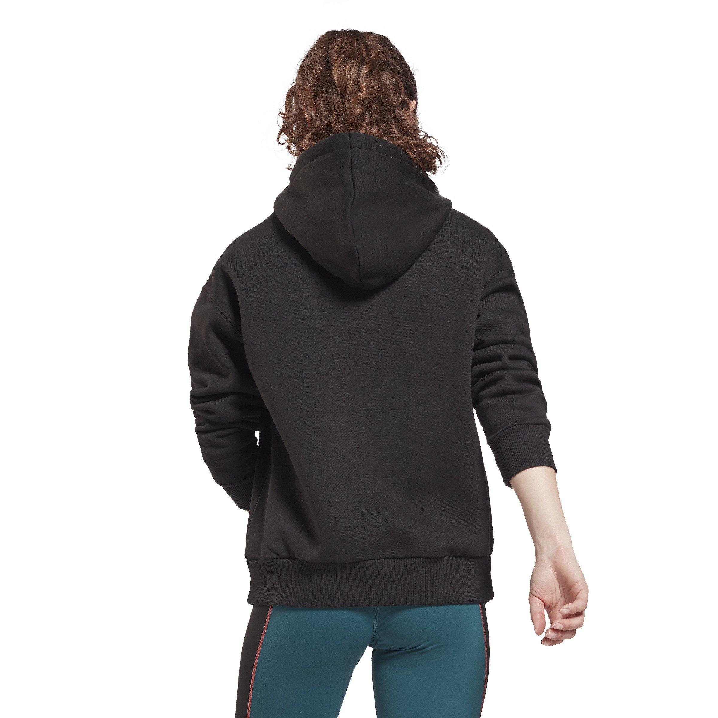 Reebok Identity Logo Fleece Hoodie Womens Sweatshirt