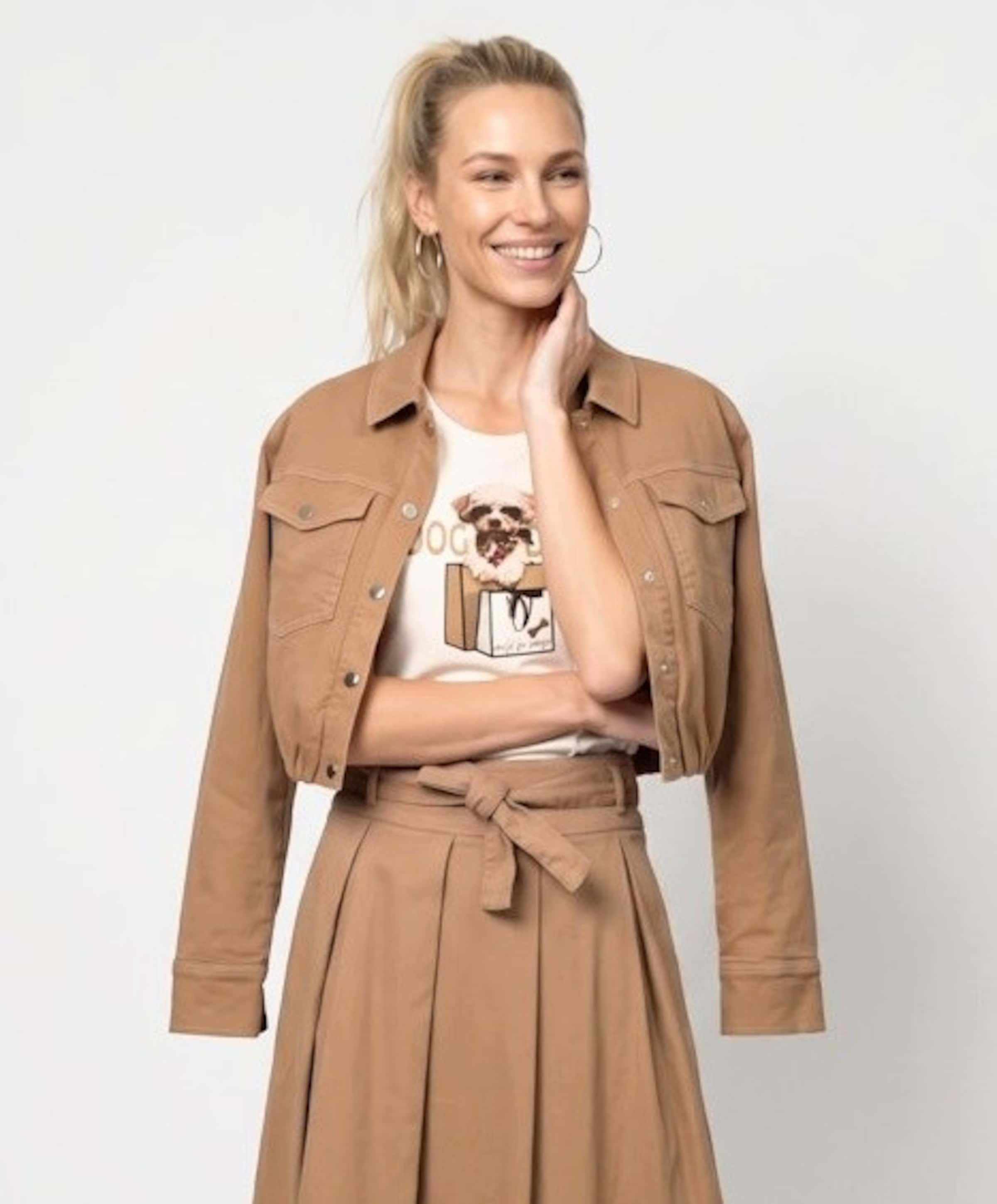 Monari Dames jas bruin