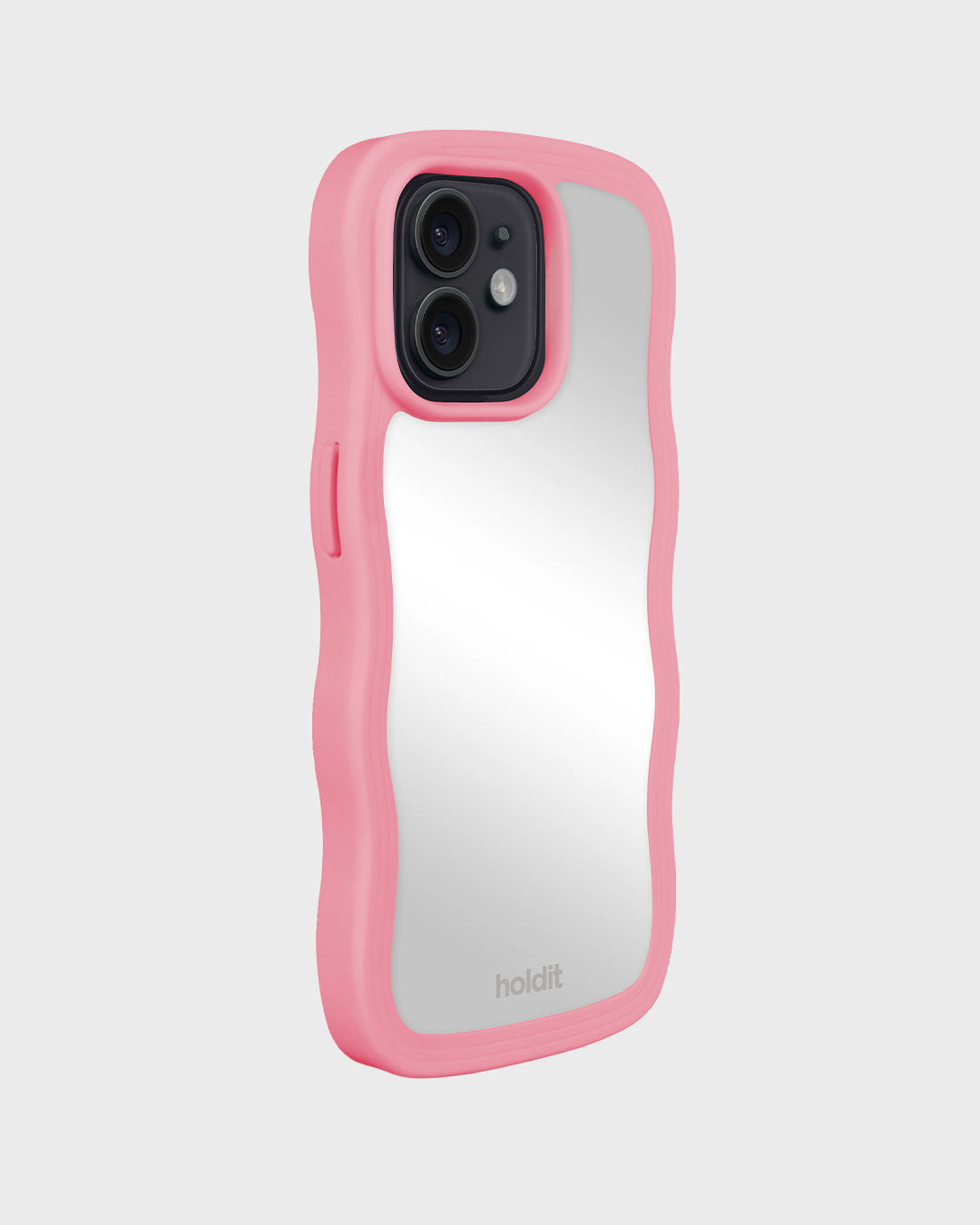 Holdit  Wavy iPhone cover - Rouge Pink/Mirror