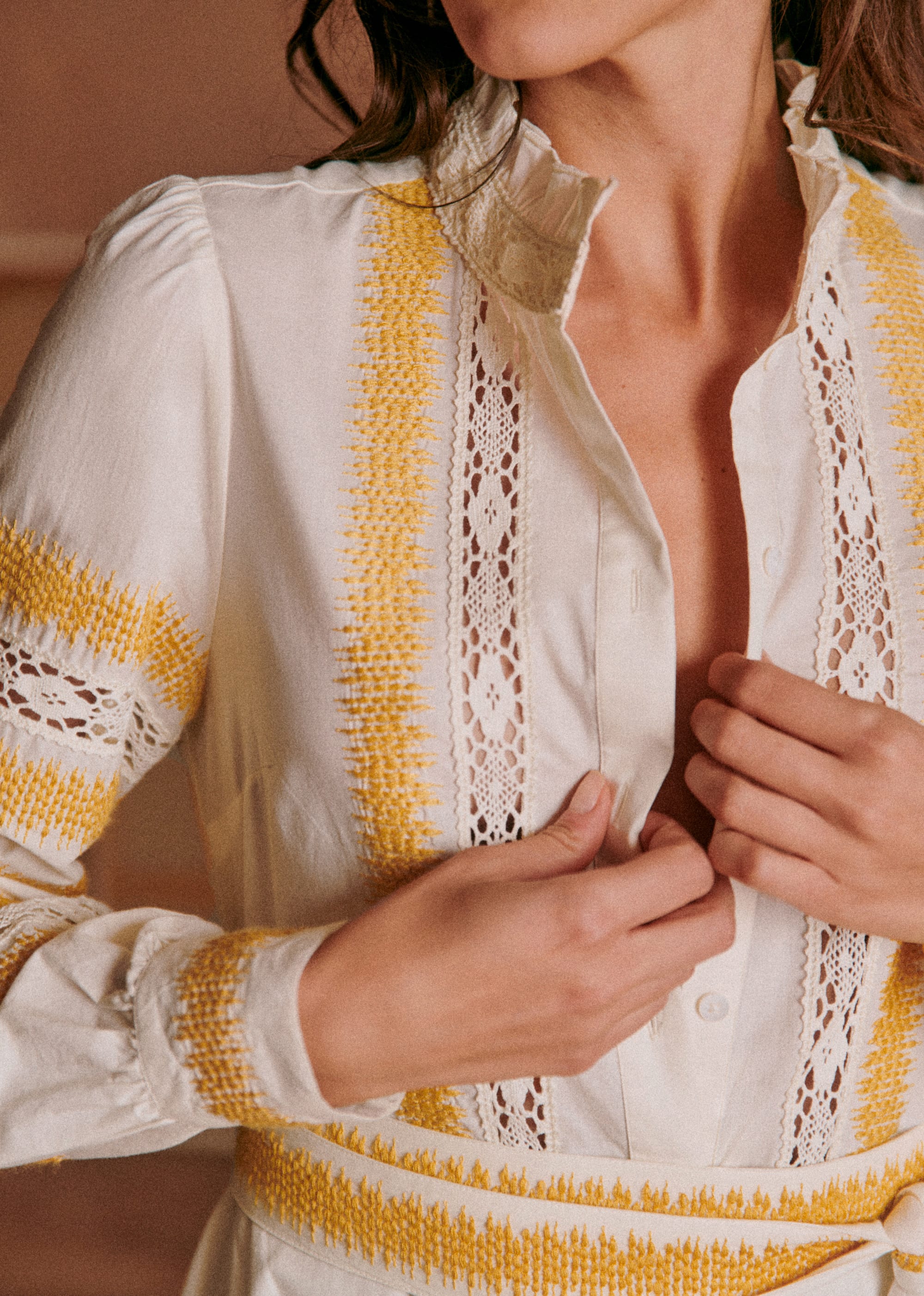 Robe Élodie - Ecru Jaune - E-SHOP/ROBES 5905187