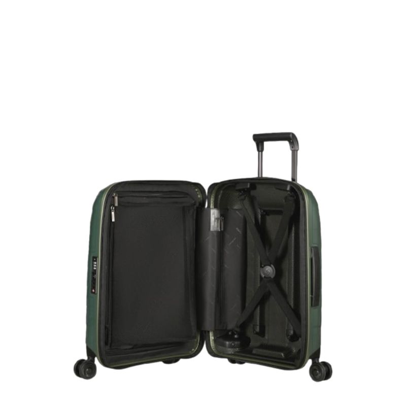 Valise cabine rigide extensible Attrix 55 cm Basil Green