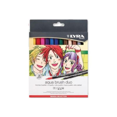 Lyra - 12 feutres Aqua Brush Duo- Manga