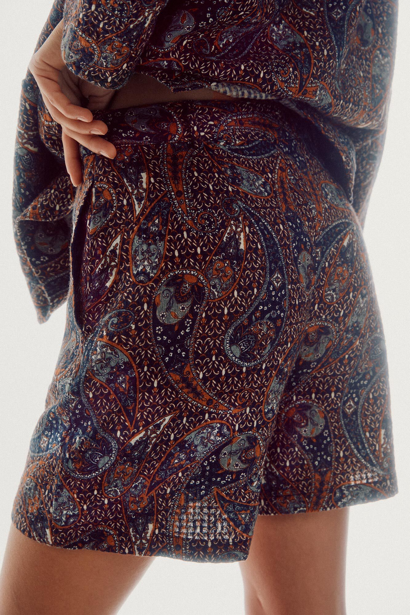 Shorts Jacquard - Multicolorido