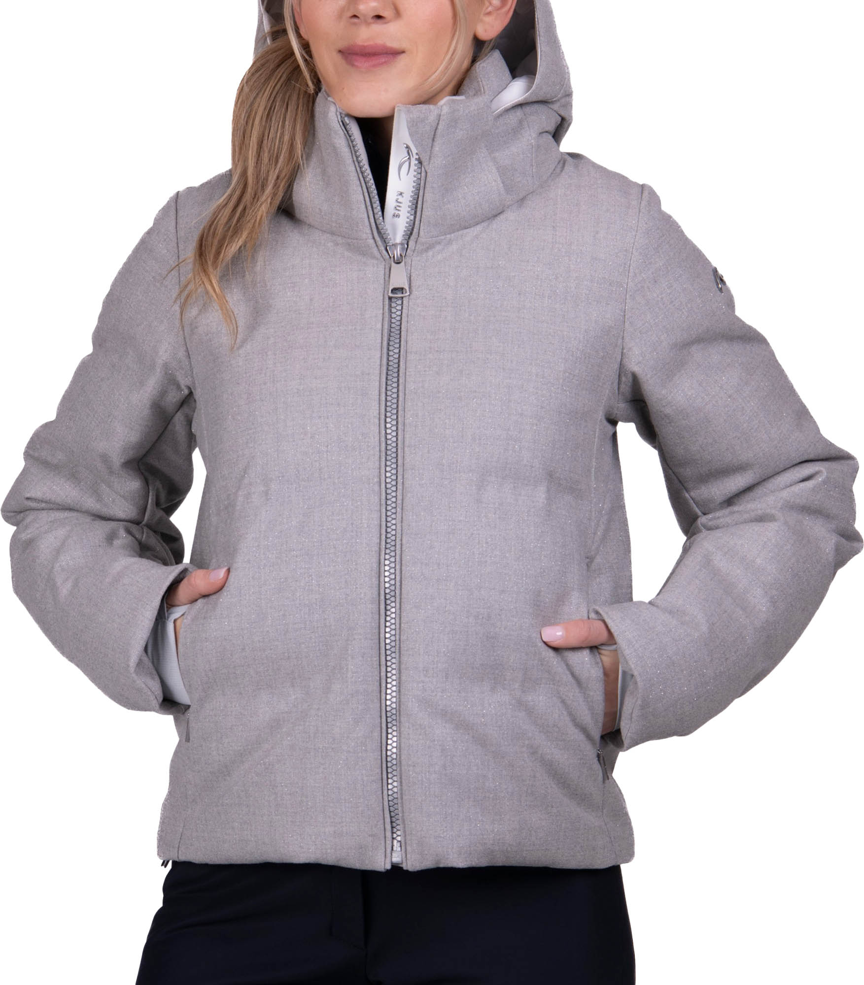 Arctic Luxe Jacket Dame Silver Fog