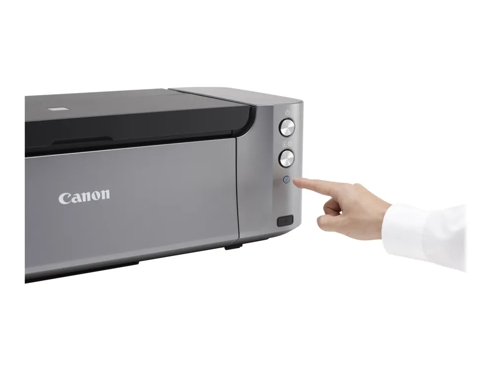 Canon PIXMA PRO-100S - Printer - farve - blækprinter - A3 Plus, 360 x 430 mm op til 1.5 min./side (farve) - kapacitet: 150 ark - LAN, Wi-Fi(n), USB 2.0