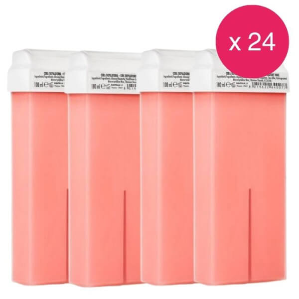 Pack 24 Cartouches Cire Jetable Titane Rose Xanitalia