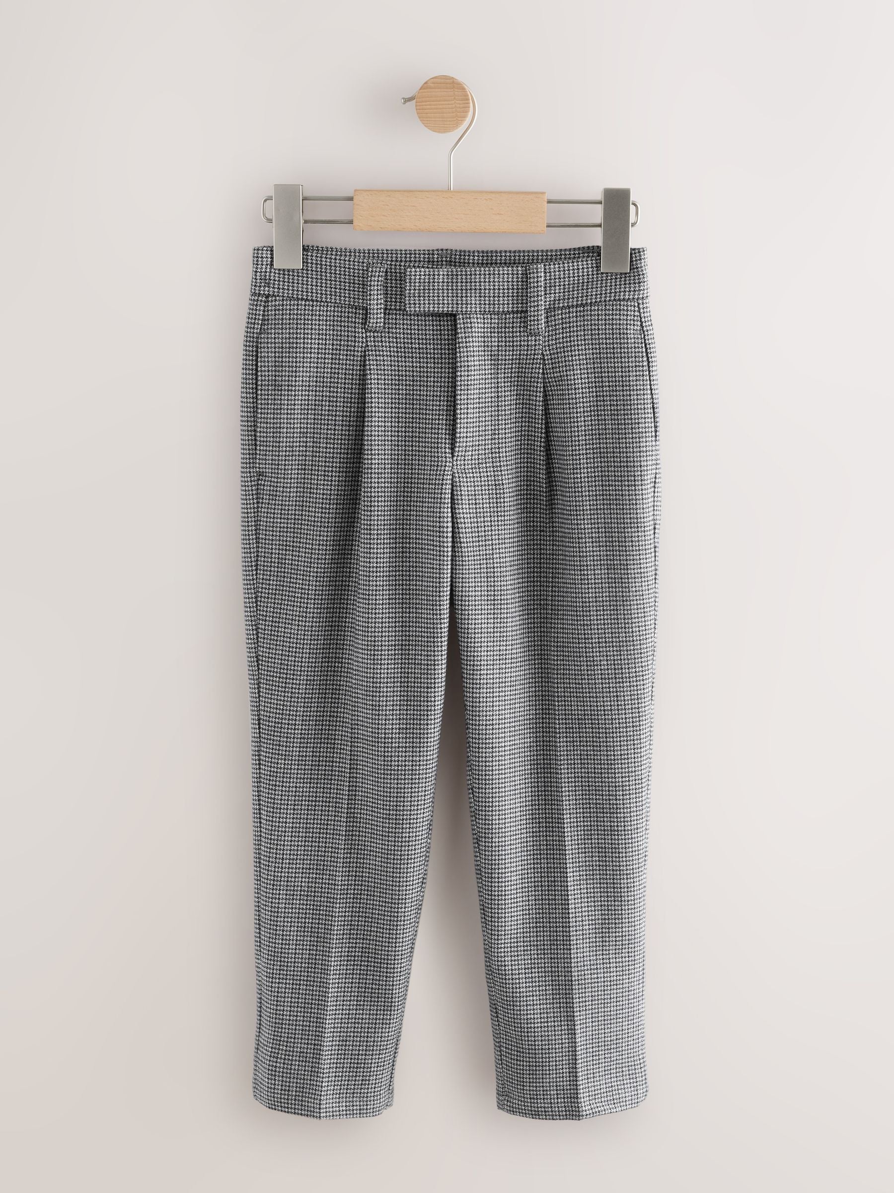 Grijs - Smart Check Trousers (3-16yrs)