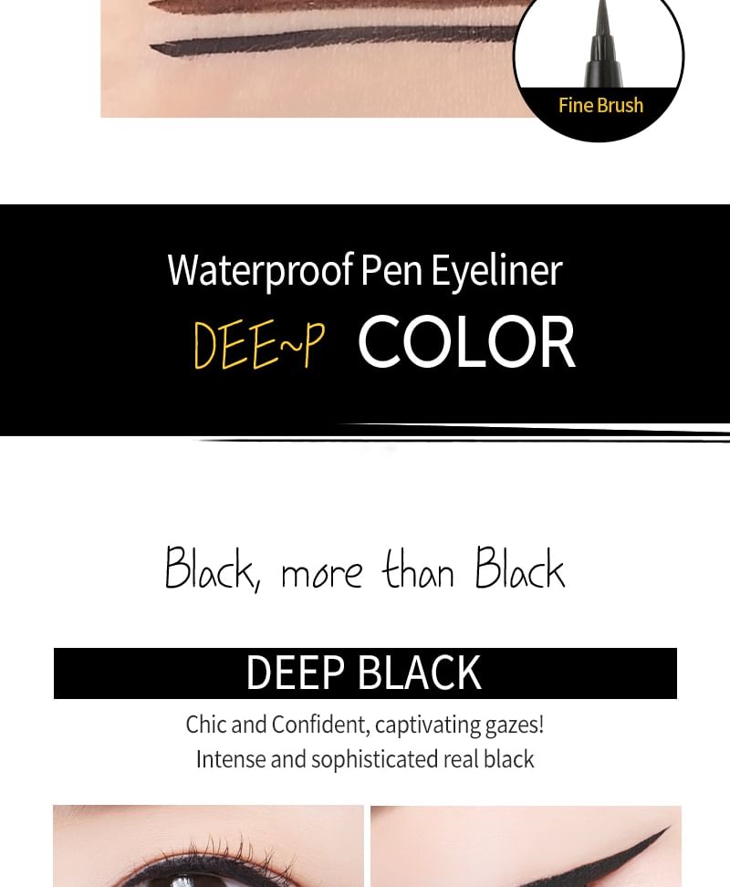 MACQUEEN - MQNY Waterproof Pen Eyeliner - 3 kleuren