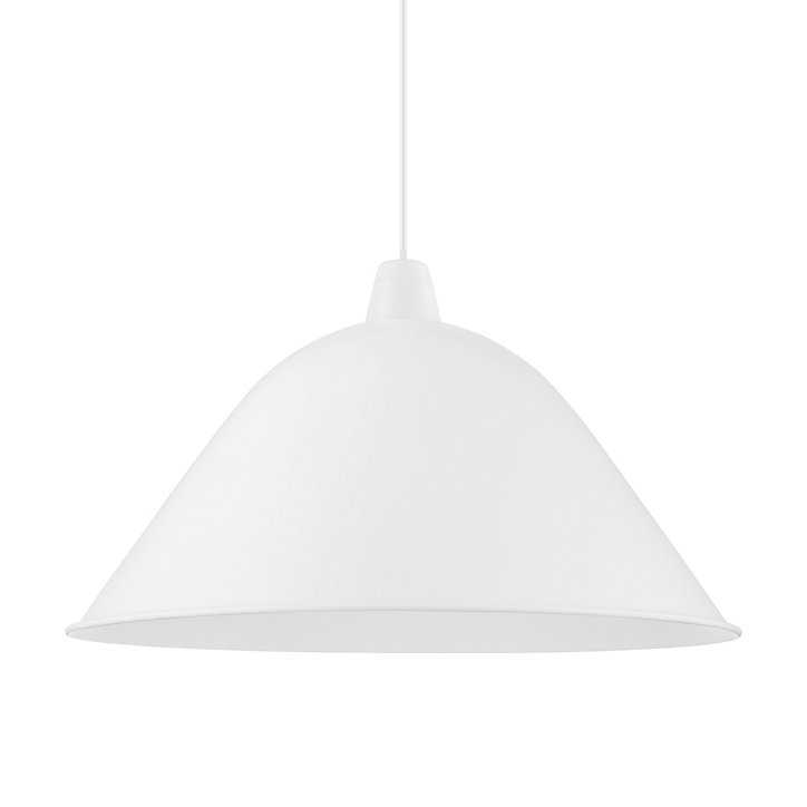 Suspension Calume GoodHome blanc 48cm IP20 E27