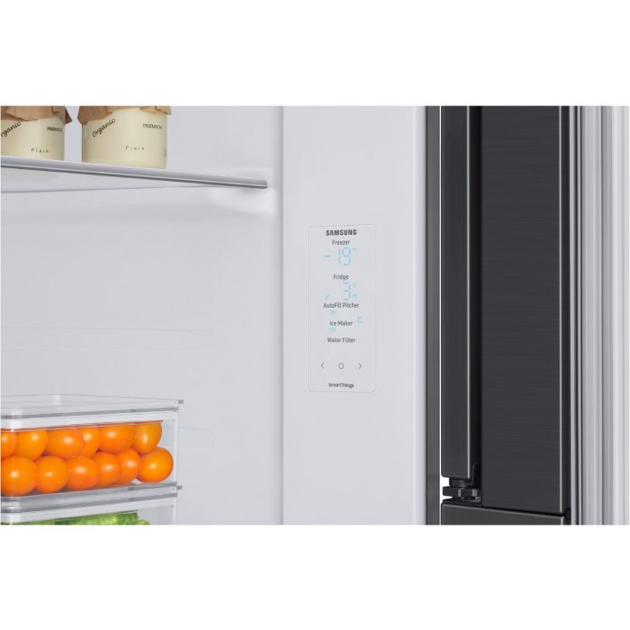 Samsung Side-by-Side RH6ACG892DB1EG Black Steel - Festwasseranschluss