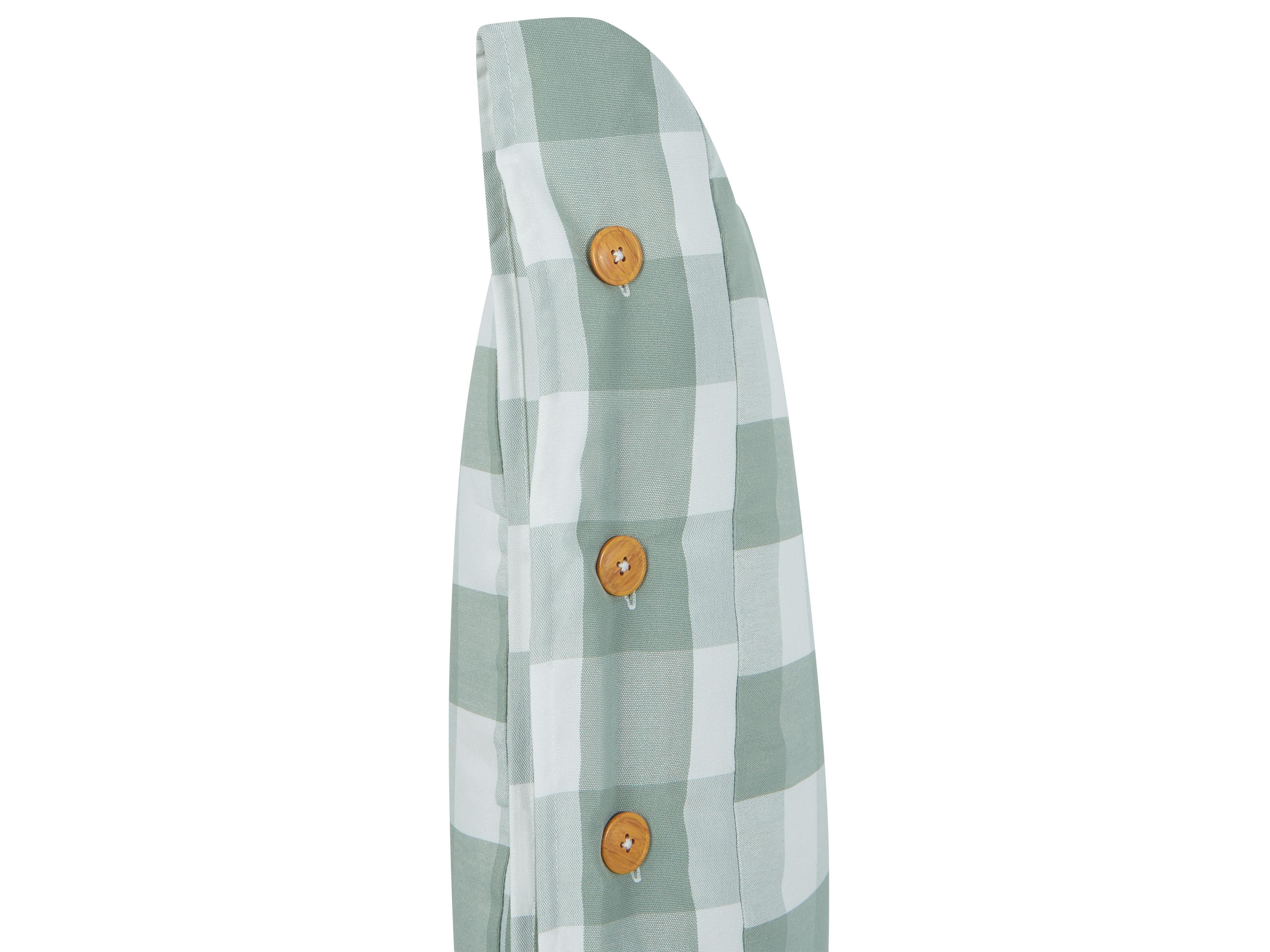 Set van 2 sierkussens TAMNINE 40 x 60 cm Mintgroen geblokt patroon