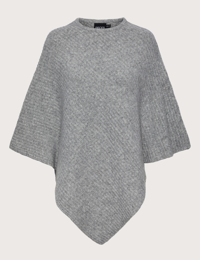 PIECES PONCHO STEPHANIE GRIS