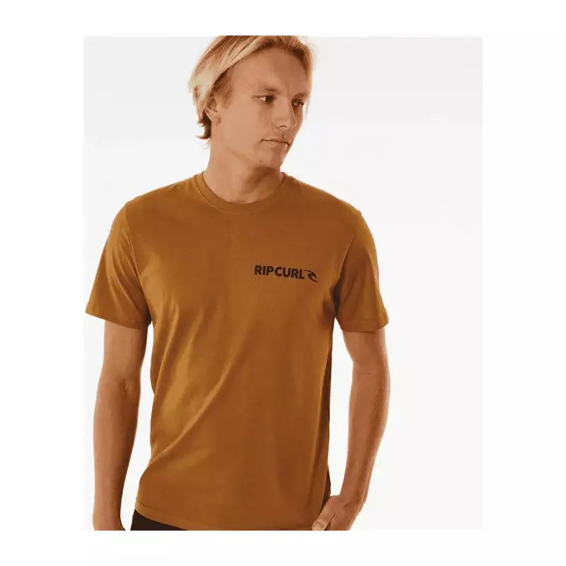 Teeshirt RIPCURL Brand Icon Tee Gold M