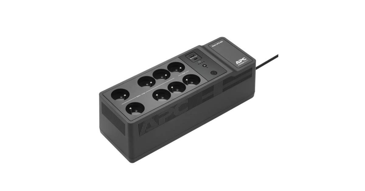 APCBack-UPS BE850G2-FR - Noodstroomvoeding ups  (Zwart, 8x Schuko, 850VA, 2 USB opladers, 1 USB datapoort)