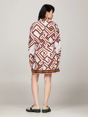 Vestido camisa Tommy x Pendleton Valley Stripe TH Monogram