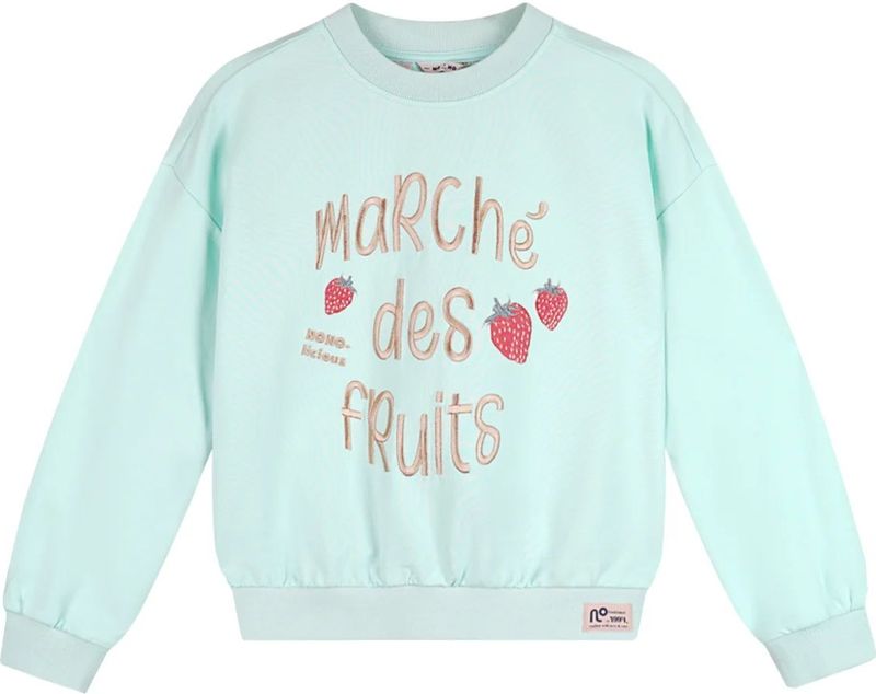 NoNo - meisjes sweater - Mint - maat 134-140