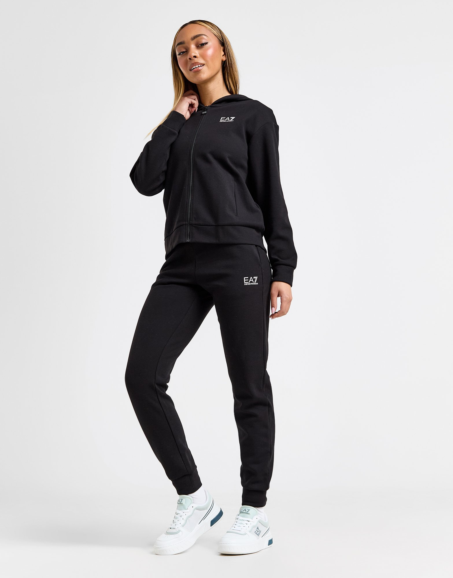 Emporio Armani EA7 Ensemble de survêtement Zippé Essential Femme