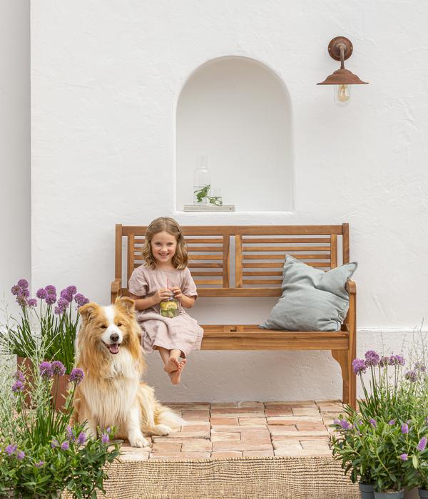 Dehner Klappbank Douglas, 2-Sitzer