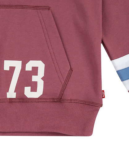 Levis Kapuzenpullover - Stripe auf Sleeve - Roan Rouge
