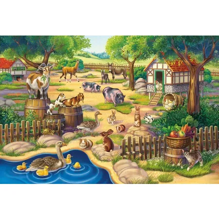 Schmidt Spiele KinderPuzzle - Alle meine Lieblingstiere, 3 x 48 Teile