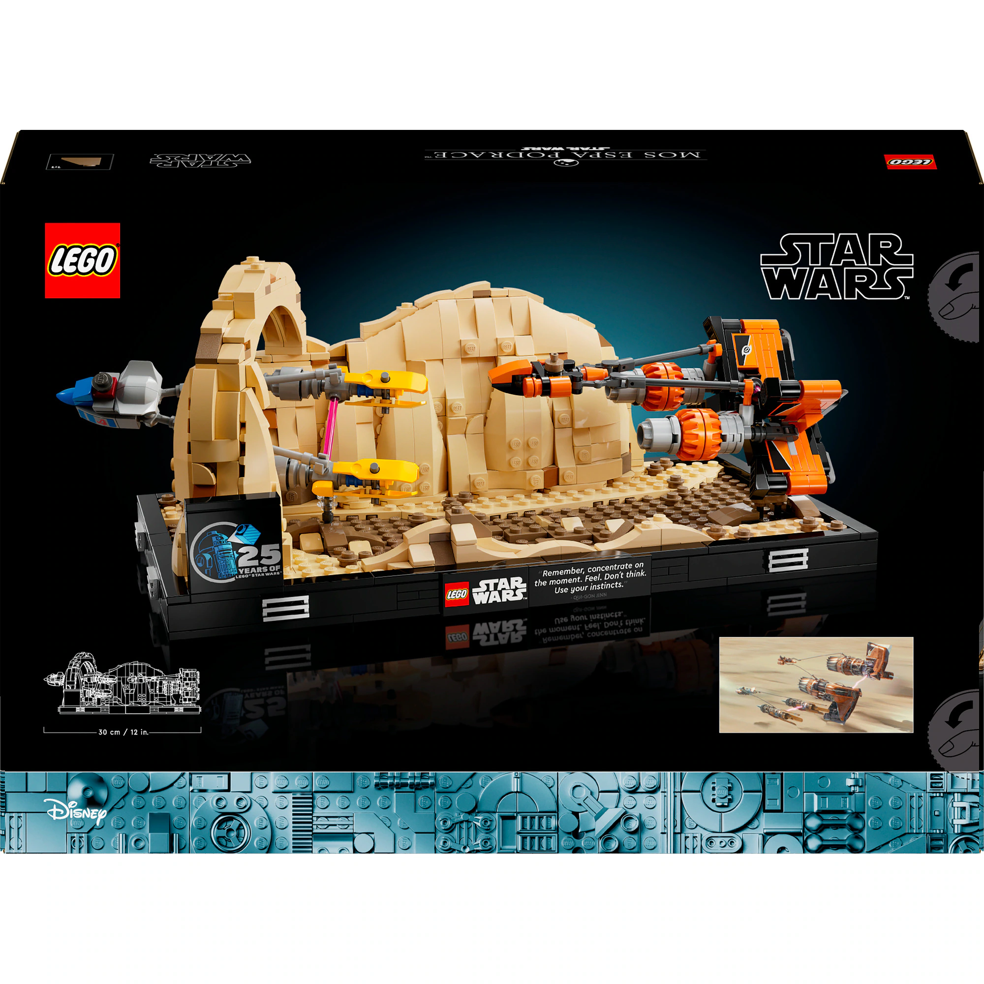 LEGO Konstruktionsspielzeug Star Wars Podrennen in Mos Espa - Diorama
