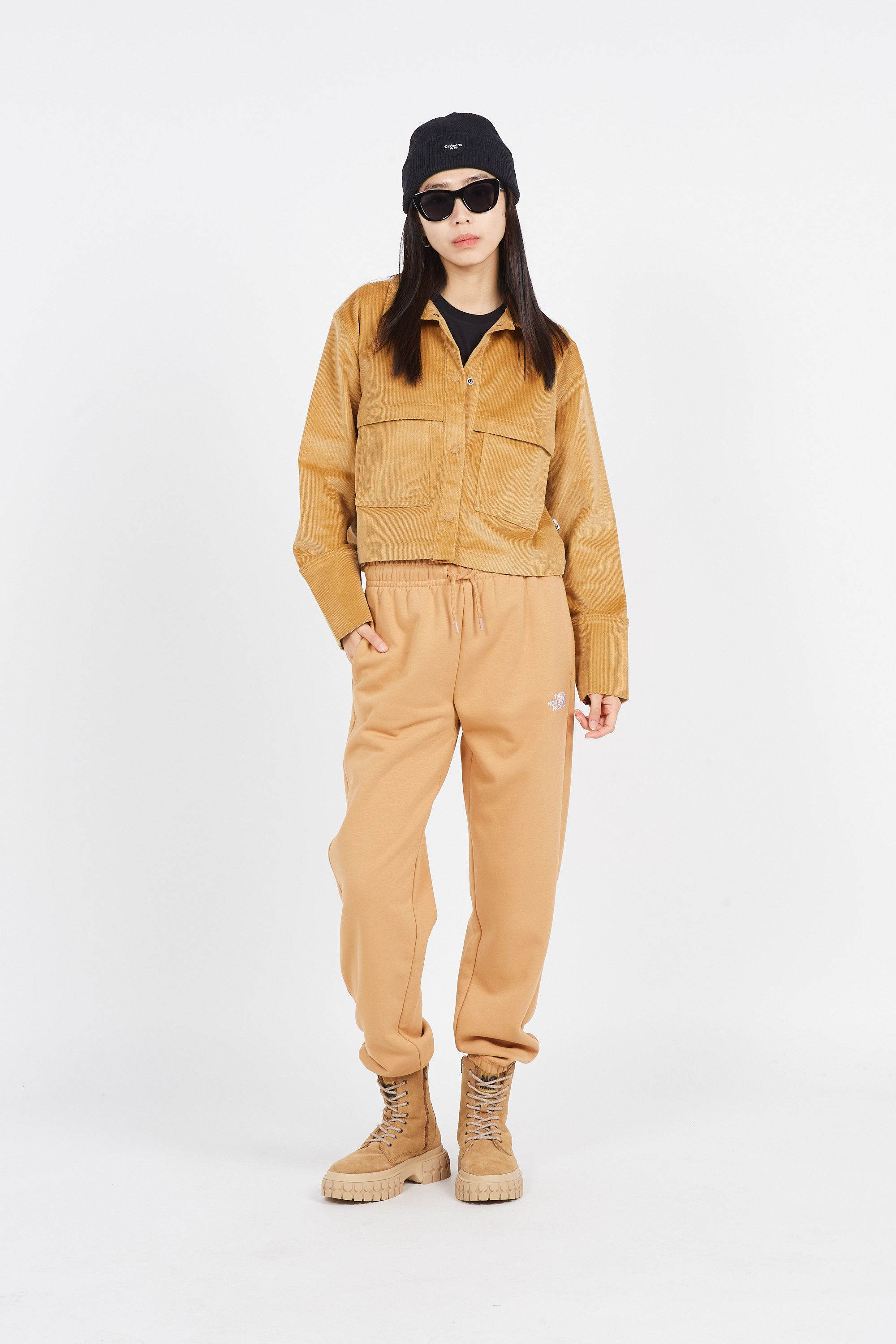 THE NORTH FACE veste  W UTILITY CORD SHACKET Beige