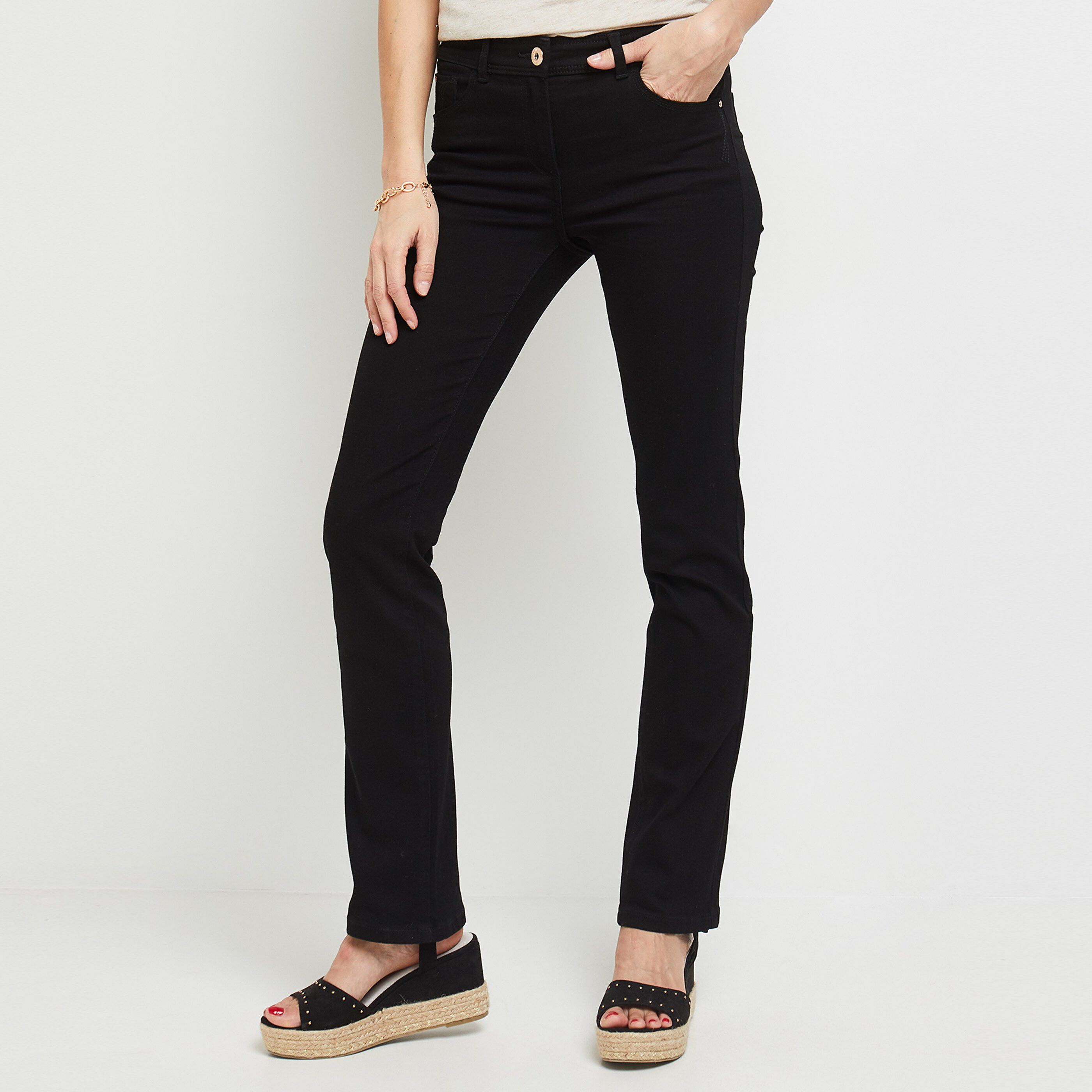 Jean droit NEWYORK femme - BLACK