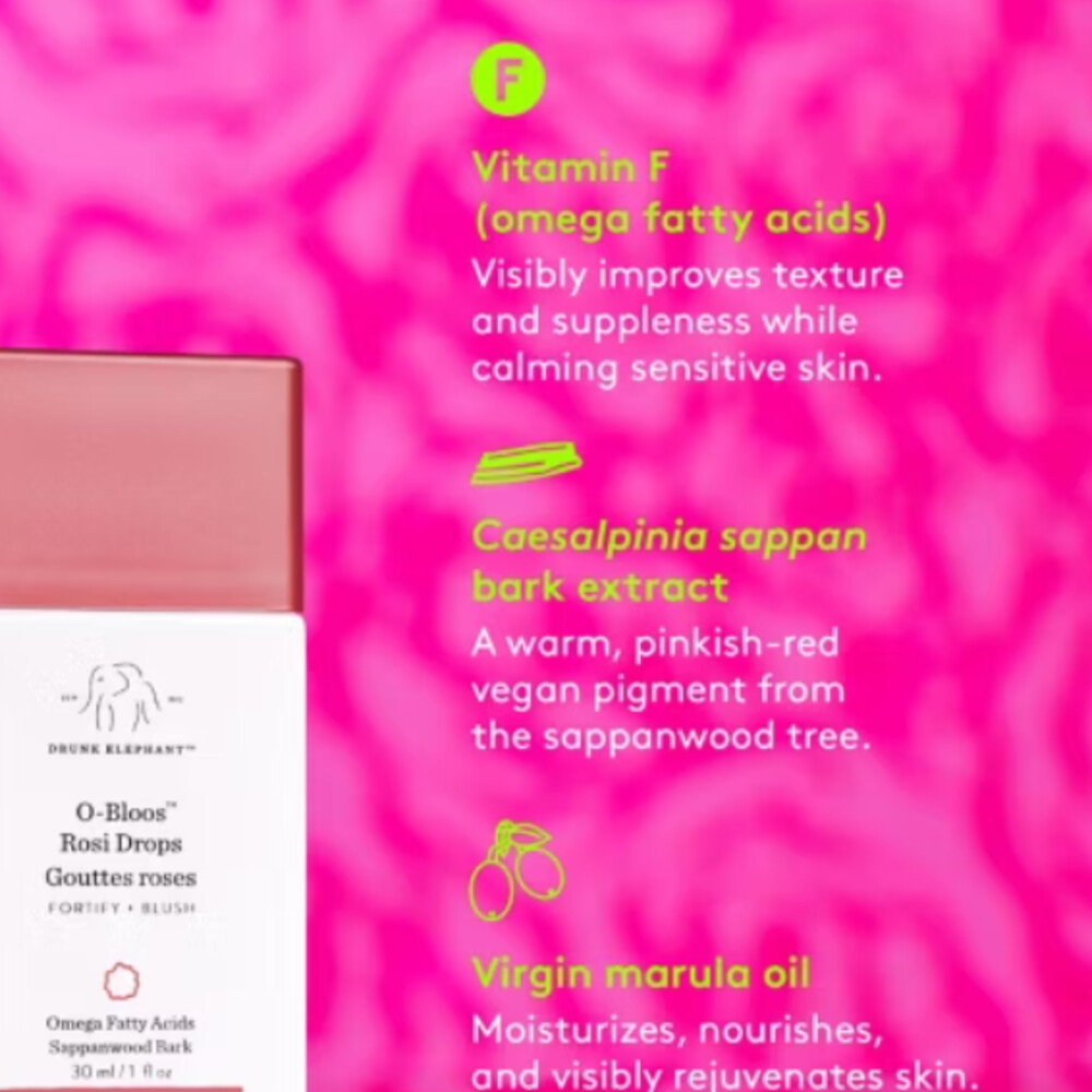 Drunk Elephant O-Bloos Rosi DropsGezichtsserum30 ml