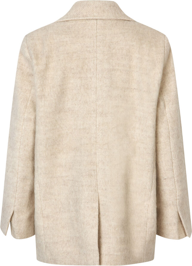 Second Female Sera Wool Blazer Beige melange