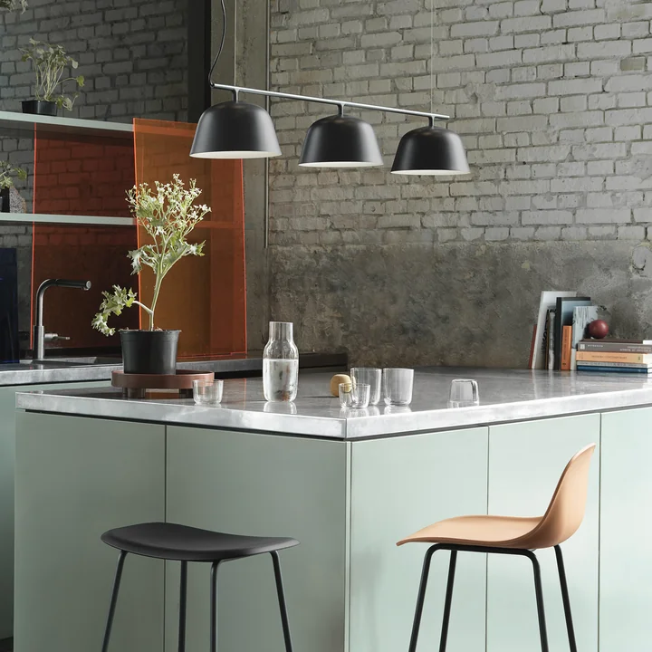 Muuto - Corky Trinkglas (4er-Set), low, grau