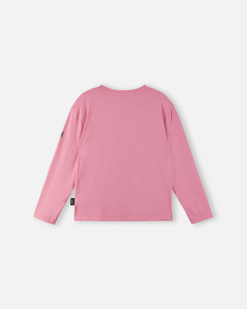 Reima Long Sleeve T-Shirt, Inista Sunset Pink BugProof