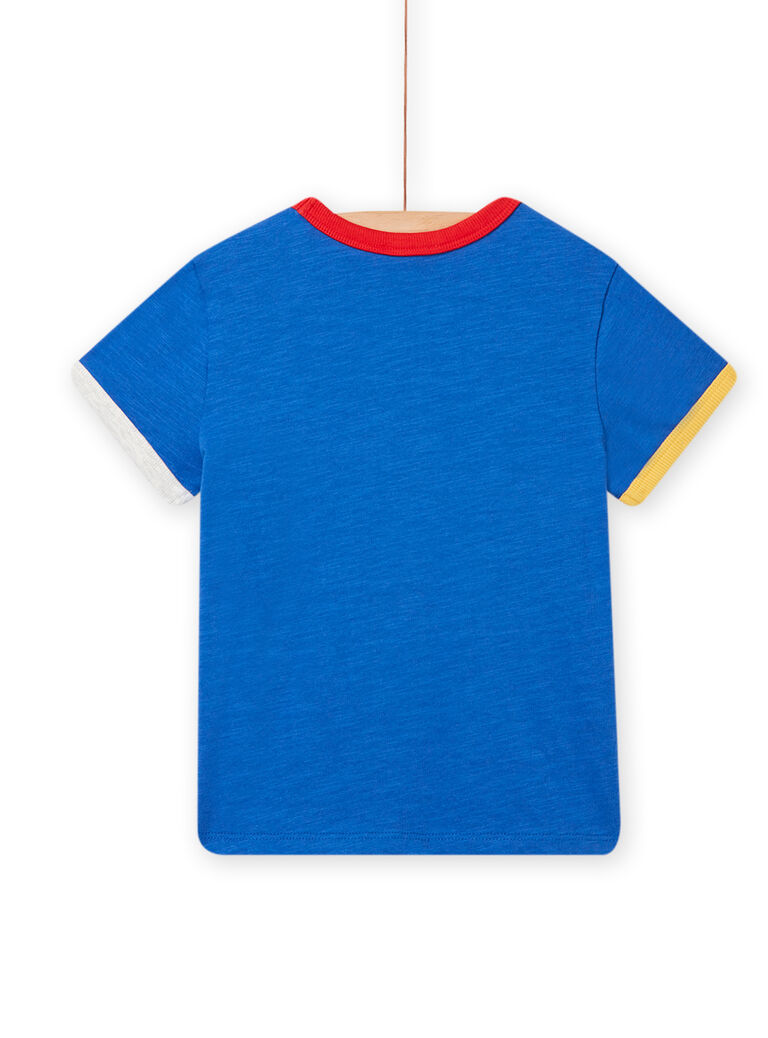 Tee Shirt Manches Courtes Bleu