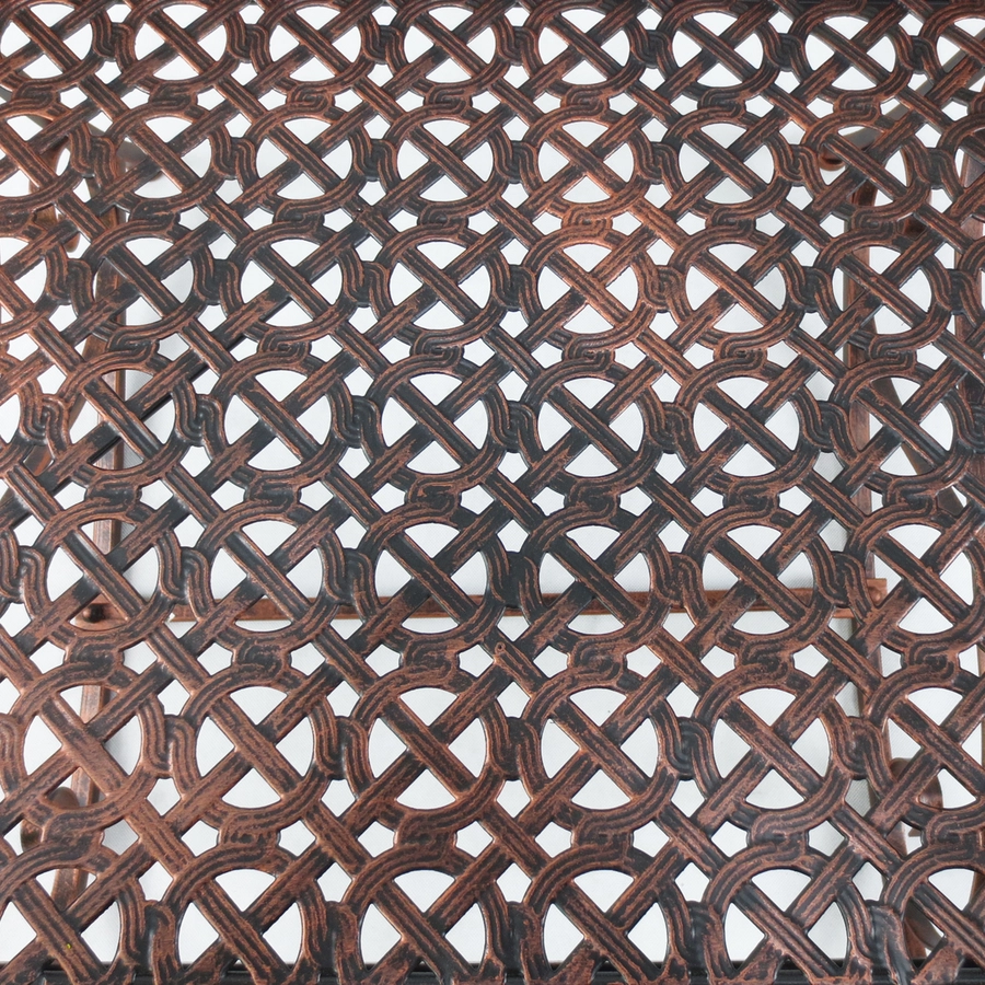 Outsunny Schaukelstuhl im stilvollen Design bronze-rot