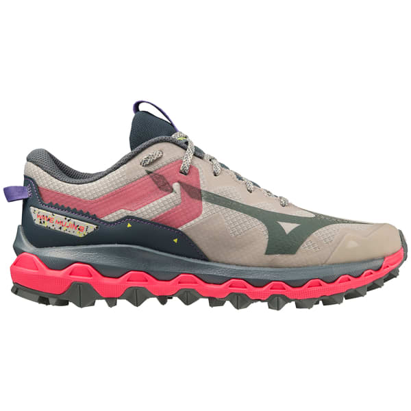 Chaussure trail MIZUNO WAVE MUJIN 9 W MOONSTRUCK/STORMY WEATHER/HIGH-VIS PINK