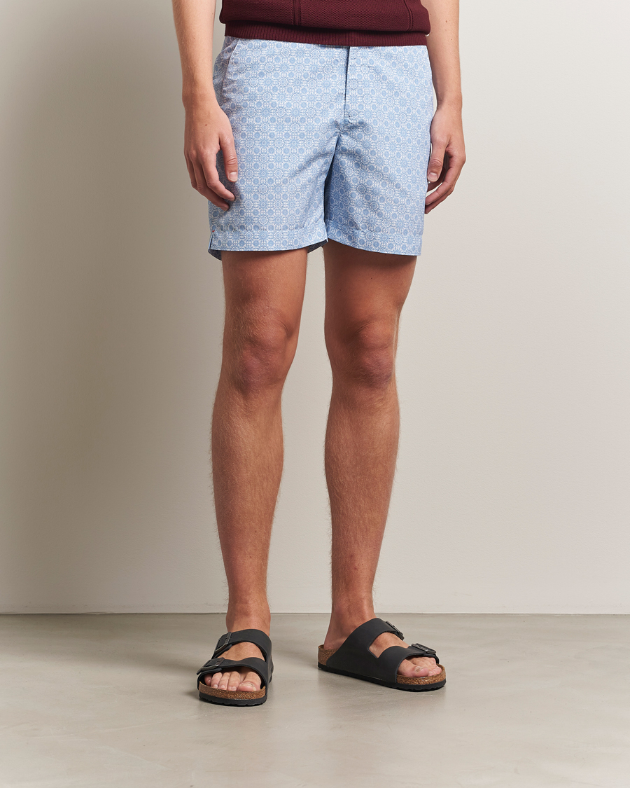 Orlebar Brown Bulldog Alchemy Swimshorts Wave Blue
