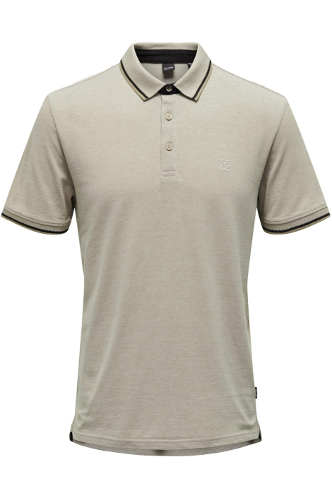 Only & Sons beige heren polo