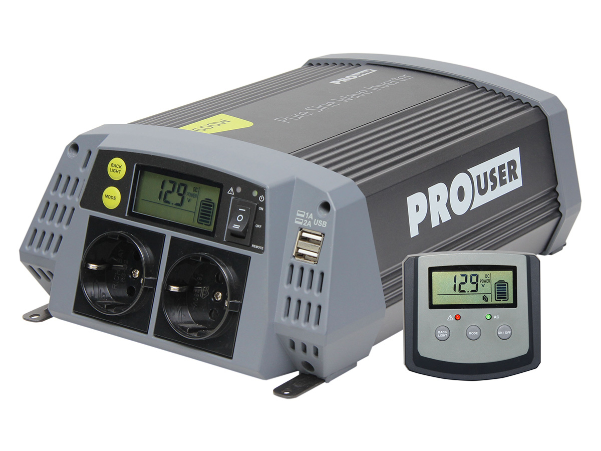Pro-User zuivere sinus omvormer - 600 watt