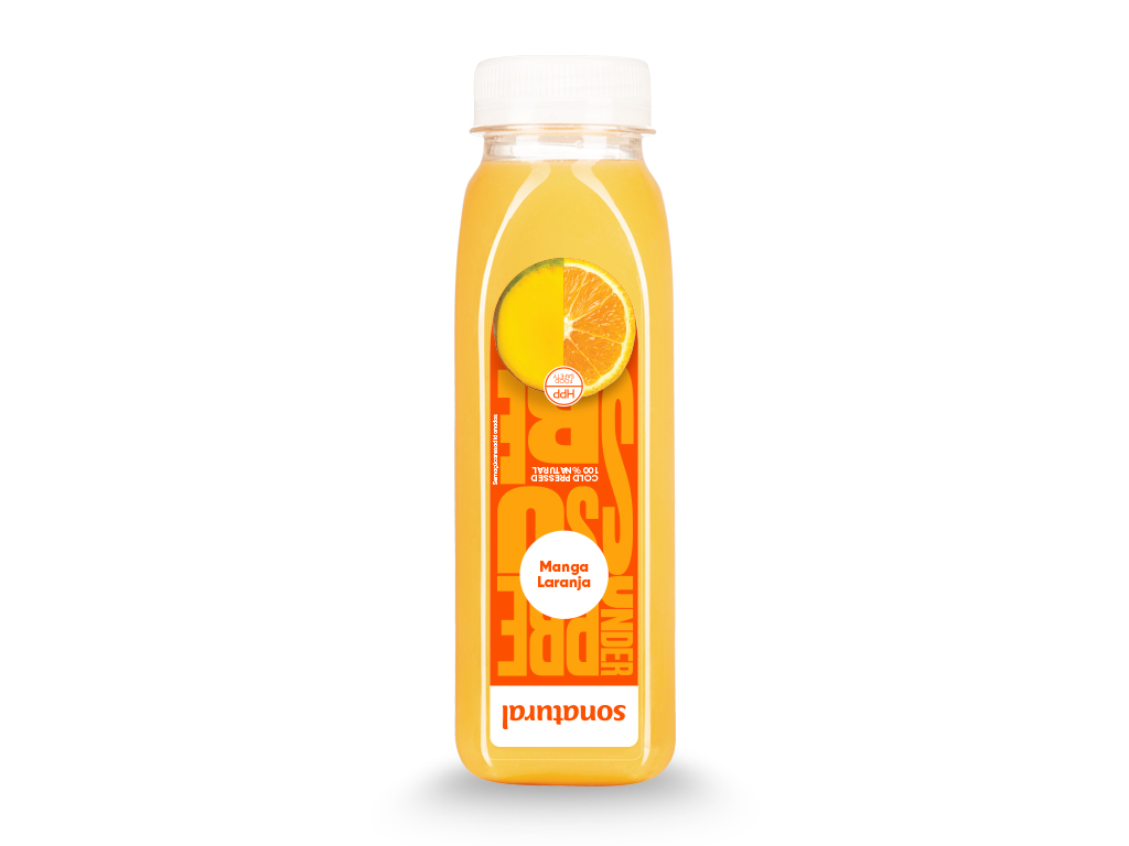 SUMO SONATURAL MANGA E LARANJA 250ML