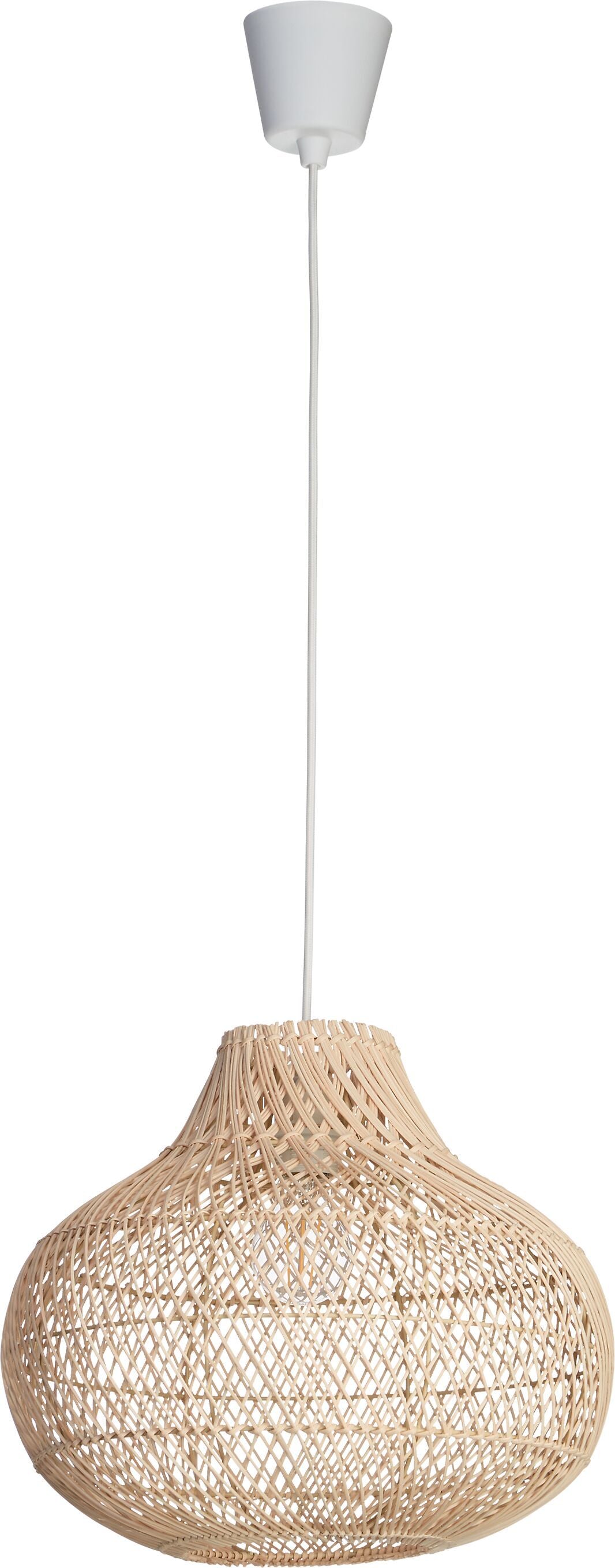 SIMONA Hängeleuchte - Natur / B: 36.0 cm x T: 36.0 cm x H: 31.0 cm